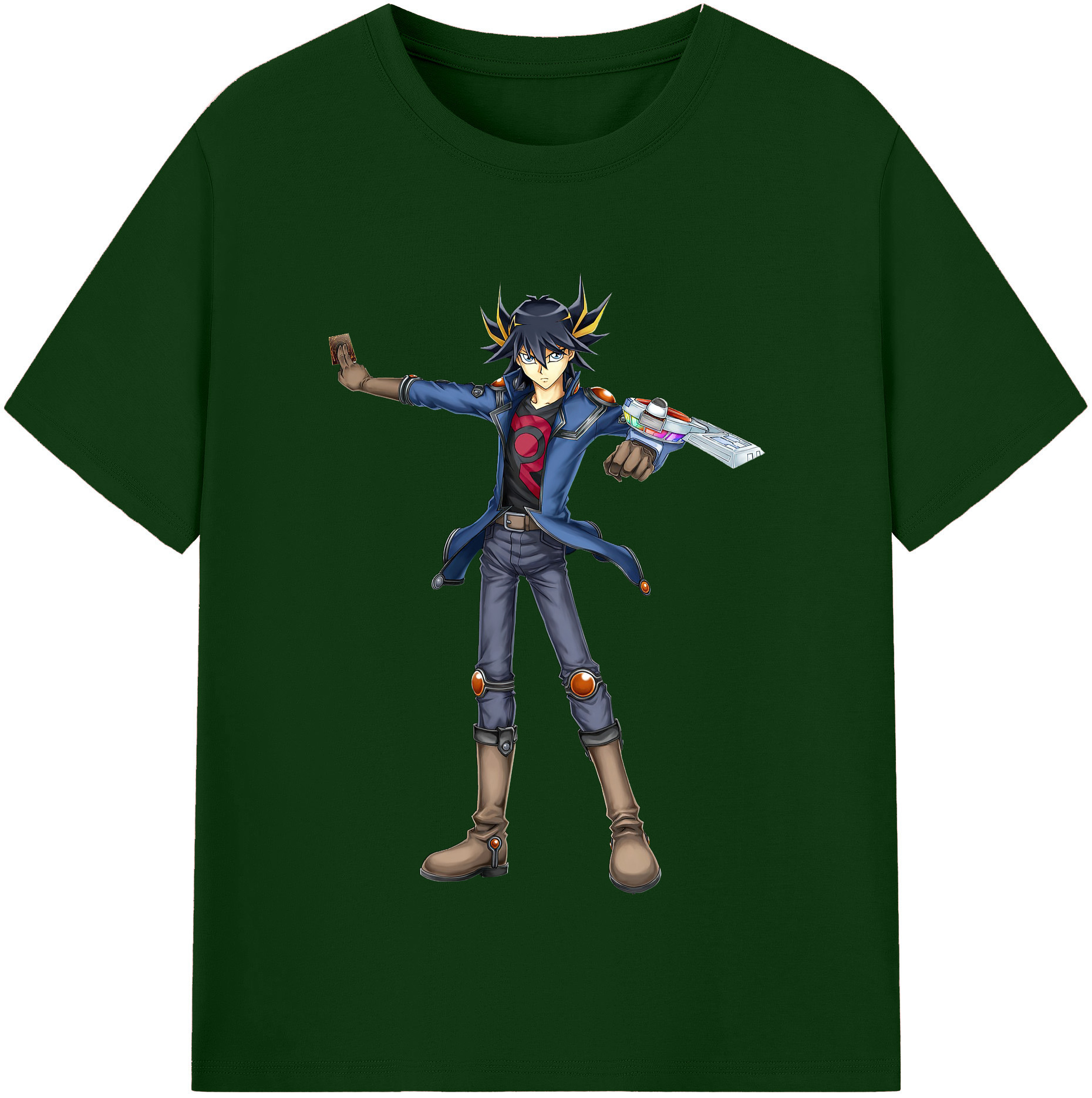 （画像用） 遊☆戯☆王 Yu-Gi-Oh! 綿100％半袖Tシャツ（フロントプリント）